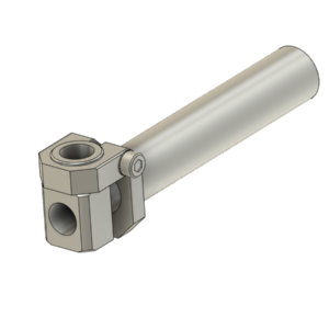 Ramię mocujące - sztywne z regulacją kąta